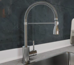 Bristan Target Monobloc Chrome Kitchen Sink Mixer Tap With Pull Out Spray