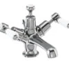 Burlington Basin Mixer Tap With Waste And Kensington Handles