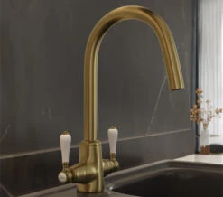 Tre Mercati Little Venice 2 Lever Mono Kitchen Sink Mixer Tap - 284 -Duravit Store M700 2023 2 7 8 5 29 776