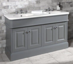 Silverdale Victorian 1400mm Painted Grey Cabinet With Worktop And Basin -Duravit Store M700 2023 3 13 10 46 58 408 1