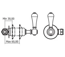 Crosswater Belgravia Wall Mounted Chrome Stop Taps -Duravit Store M700 2023 3 13 8 0 29 239