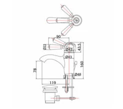 Burlington Chelsea Chrome Curved Mono Basin Mixer Tap -Duravit Store M700 2023 3 22 14 1 17 355