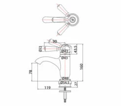 Burlington Chelsea Chrome Curved Mono Basin Mixer Tap -Duravit Store M700 2023 3 22 14 1 28 702