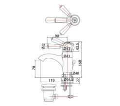 Burlington Chelsea Chrome Curved Mono Basin Mixer Tap -Duravit Store M700 2023 3 22 14 1 35 949