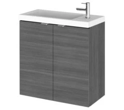 Hudson Reed Fusion 500mm Wall Hung 2 Door Slimline Vanity Unit And Basin -Duravit Store M700 2023 3 25 8 53 53 846