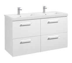 Roca Prisma Unik 1200 X 694mm Textured Ash 4-Drawer Base Unit With Basin -Duravit Store M700 2023 3 3 12 41 8 9