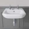 Silverdale Empire 450 X 380mm White Cloakroom Basin -Duravit Store M700 2023 3 3 9 5 45 72