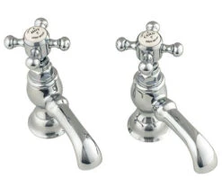 Silverdale Victorian Cloakroom Pair Of Basin Pillar Tap