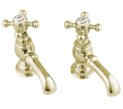 Silverdale Victorian Cloakroom Pair Of Basin Pillar Tap -Duravit Store M700 2023 3 4 8 3 58 528
