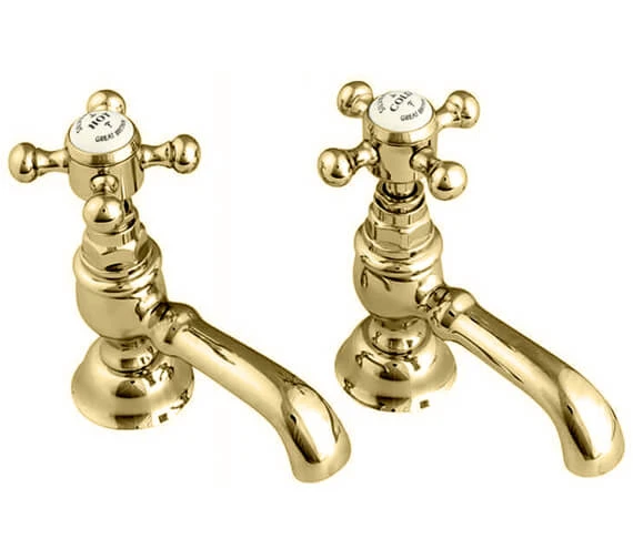 Silverdale Victorian Pair Of Basin Pillar Tap 5 Silverdale Victorian Pair Of Basin Pillar Tap - Image 3
