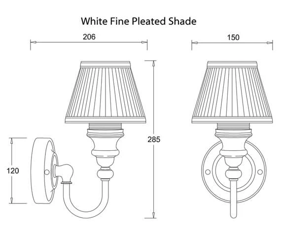 Burlington Ornate Light With Chrome Base 4 Burlington Ornate Light With Chrome Base - Image 2