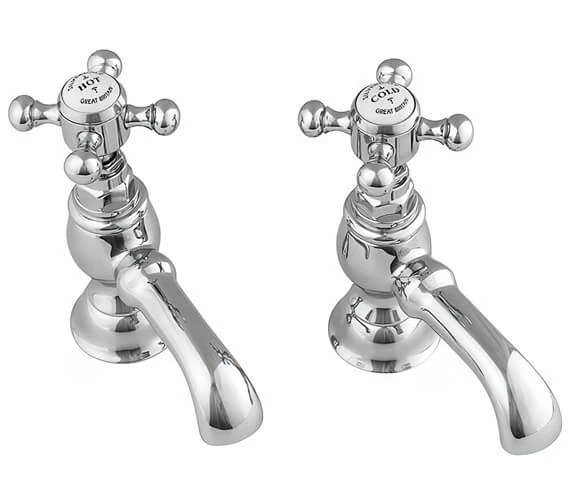 Silverdale Victorian Pair Of Bath Pillar Tap 3 Silverdale Victorian Pair Of Bath Pillar Tap