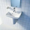 Duravit Starck 3 450mm 1 Tap Hole White Handrinse Basin With Overflow 2 Duravit Starck 3 450mm 1 Tap Hole White Handrinse Basin With Overflow -Duravit Store M700 2023 4 15 6 49 5 837