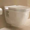 Duravit Starck 3 540mm White Wall Mounted Toilet - 2200090000