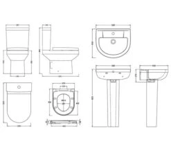 Nuie Harmony Basin And Toilet Set White -Duravit Store M700 2023 4 18 6 52 23 511
