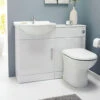 Nuie Mayford 1 Door White Bathroom Vanity Unit And Back To Wall WC Unit -Duravit Store M700 2023 4 18 9 52 45 399