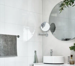 Smedbo Outline Chrome Swing Arm Shaving And Make Up Mirror Round -Duravit Store M700 2023 4 4 12 7 18 106