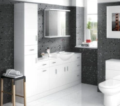 Nuie Mayford 350mm Wide Floor Standing White Tallboy Unit -Duravit Store M700 2023 5 20 9 28 4 844