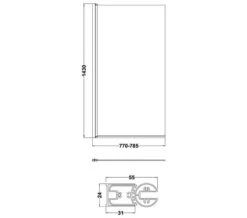 Nuie 1435mm High Square Bath Screen 16 Nuie 1435mm High Square Bath Screen -Duravit Store M700 2023 5 22 7 37 18 372