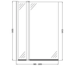 Nuie 1435mm High Square Bath Screen 20 Nuie 1435mm High Square Bath Screen -Duravit Store M700 2023 5 22 7 41 8 514