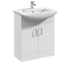 Nuie Mayford Two Door Floor Standing Gloss White Vanity And Basin -Duravit Store M700 2023 5 22 9 41 1 423