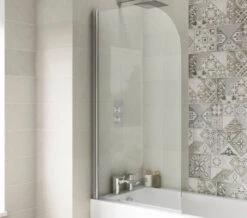 Nuie 1430mm High Straight Bath Screen