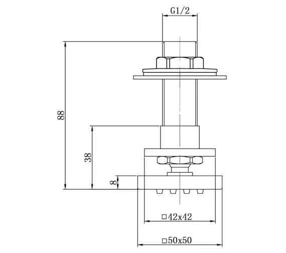 Nuie Chrome Shower Body Jet 5 Nuie Chrome Shower Body Jet - Image 3