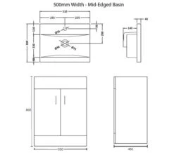 Nuie Eden 800mm High Floor Standing Gloss White Two Door Cabinet And Basin -Duravit Store M700 2023 5 23 8 40 52 884