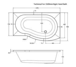 Nuie B-Shaped White Shower Bath Set -Duravit Store M700 2023 5 26 10 54 10 233