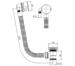 Nuie Slimline Freeflow Chrome Bath Filler -Duravit Store M700 2023 5 26 13 7 39 547