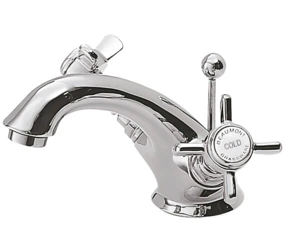 Nuie Beaumont Chrome Mono Basin Mixer Tap With Pop-Up Waste 6 Nuie Beaumont Chrome Mono Basin Mixer Tap With Pop-Up Waste - Image 4