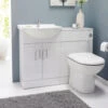 Nuie Saturn Cloakroom Gloss White Furniture Pack With Basin -Duravit Store M700 2023 5 29 8 0 53 130