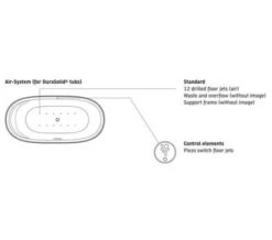 Duravit Zencha 1800 X 900mm Air System Whirlpool Bath With 2 Backrest Slope -Duravit Store M700 2023 5 30 15 3 46 887
