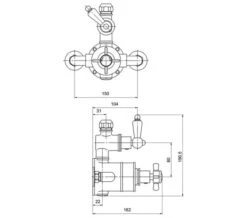 Nuie Edwardian Exposed Thermostatic Chrome Shower Valve -Duravit Store M700 2023 5 30 7 47 1 118