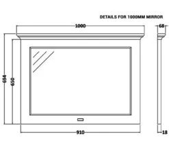 Bayswater Rectangular Flat Mirror 10 Bayswater Rectangular Flat Mirror -Duravit Store M700 2023 5 31 9 35 22 132