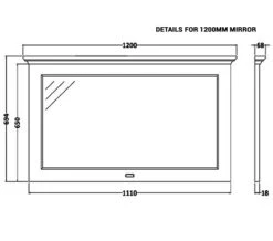 Bayswater Rectangular Flat Mirror 11 Bayswater Rectangular Flat Mirror -Duravit Store M700 2023 5 31 9 35 42 477