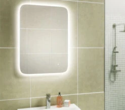 HIB Ambience Steam Free Mirror With Colour Changing LED Light