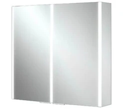 HIB Xenon Double Door 700mm High LED Illuminated Aluminium Cabinet -Duravit Store M700 2023 6 1 11 47 22 202