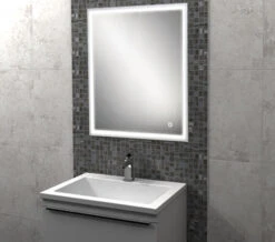 HIB Vanquish 50 LED Demisting Recessed Mirror Cabinet 530 X 730mm -Duravit Store M700 2023 6 1 12 0 54 139