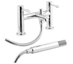 Nuie Series 2 Chrome Deck Mounted Bath Shower Mixer Tap -Duravit Store M700 2023 6 10 9 0 34 849
