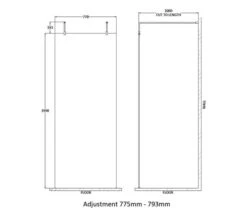 Hudson Reed Black Wetroom Shower Screen With Arms And Feet -Duravit Store M700 2023 6 12 7 52 18 666