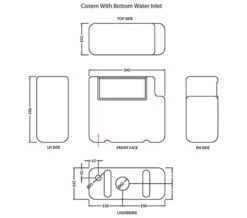 Hudson Reed Universal Access White Dual Flush Concealed Cistern -Duravit Store M700 2023 6 13 8 10 44 235