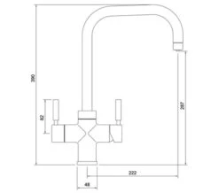 Abode Prostyle 3 In 1 Quad Spout Monobloc Kitchen Sink Mixer Tap -Duravit Store M700 2023 6 16 9 43 7 57
