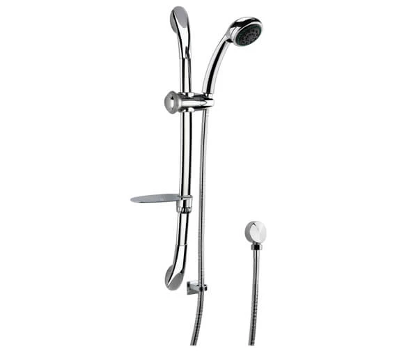 Nuie Chrome Luxury Curved Slide Rail Kit With Multi Function Handset And Elbow 3 Nuie Chrome Luxury Curved Slide Rail Kit With Multi Function Handset And Elbow