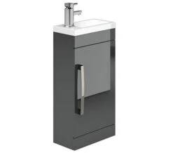 Essential Nevada Single Door Vanity Unit And Basin - 400mm Width -Duravit Store M700 2023 6 26 8 33 12 350