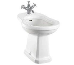 Burlington White Back To Wall Bidet 565mm - P4