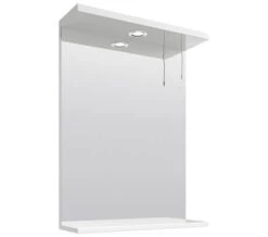 Nuie Mayford Gloss White Mirror With Light Canopy -Duravit Store M700 2023 6 7 11 10 29 349