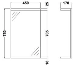 Nuie Mayford Gloss White Mirror With Light Canopy -Duravit Store M700 2023 6 7 11 19 35 916