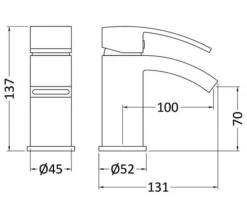 Nuie Vibe Single Lever Basin Mixer Tap Chrome -Duravit Store M700 2023 6 9 15 46 46 86
