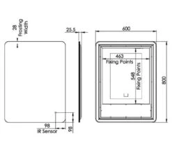 Roper Rhodes System LED Illuminated Mirror With Demister Pad -Duravit Store M700 2023 7 10 12 25 33 354